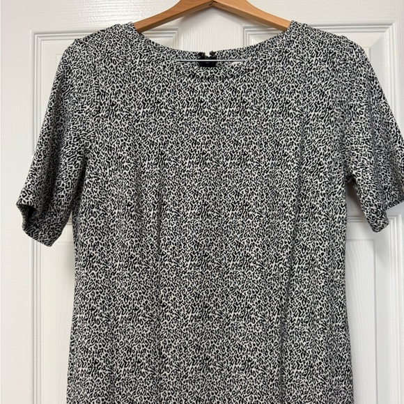 LOFT Women’s Leopard Print Sheath Midi Dress Size 8 - Picture 2 of 13